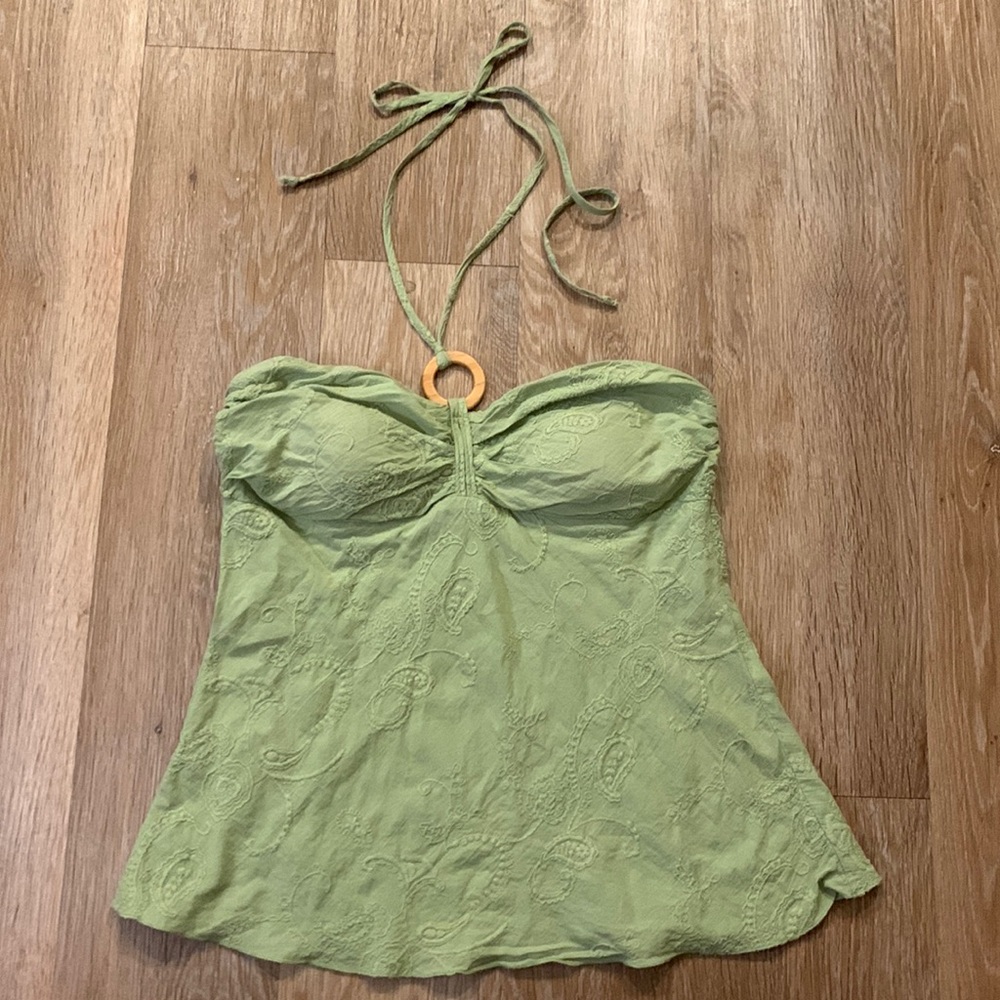 Vintage Y2K Halter Neck Top Size Medium | A. Byer